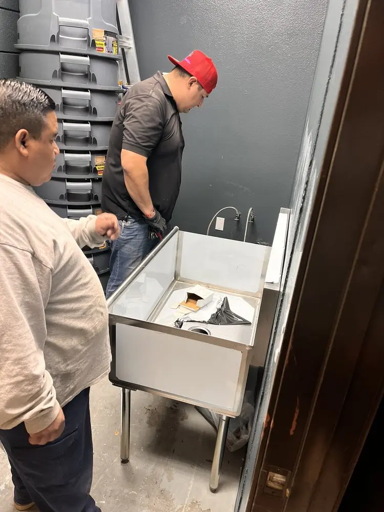 Commercial plumbing and sink installation in Fort Valley